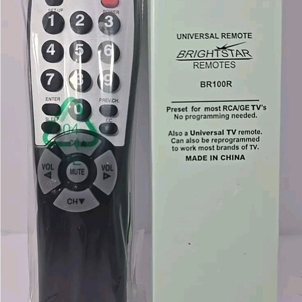 Brightstar Universal Remote Control - Black and Silver